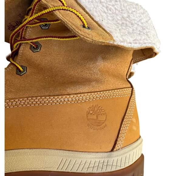 Timberland Women's Jayne Size 9.5M Brown Fold Down, Waterproof Boots - Picture 8 of 15